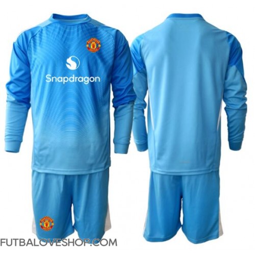 Dres Manchester United Brankarsky Domáci pre deti 2025-26 Dlhy Rukáv (+ trenírky)
